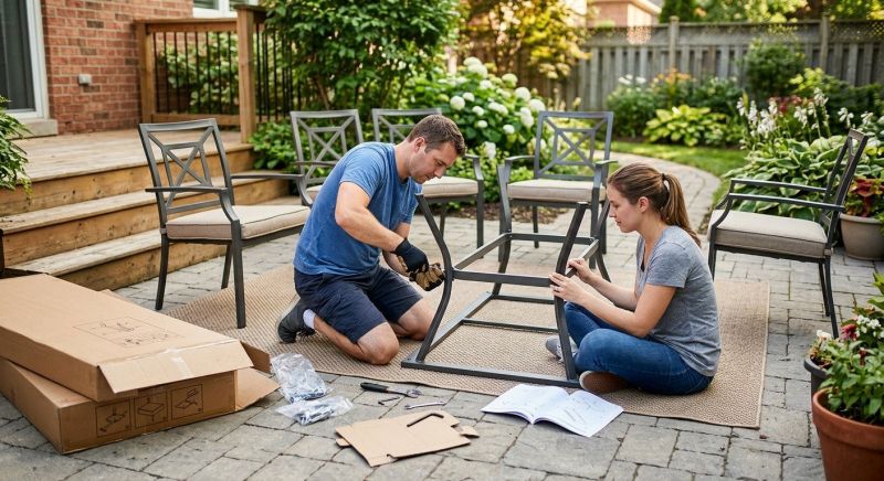 Patio Set Assembly in Overland Park, KS