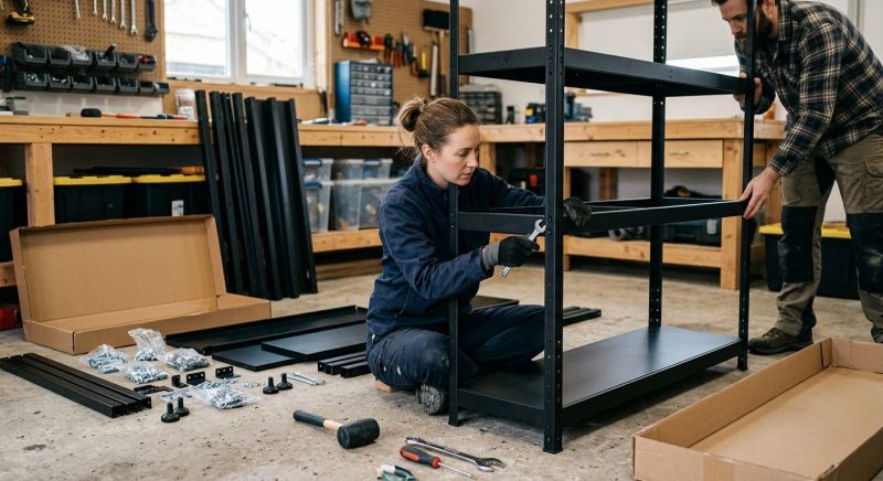 Shoe Rack Assembly in Overland Park, KS