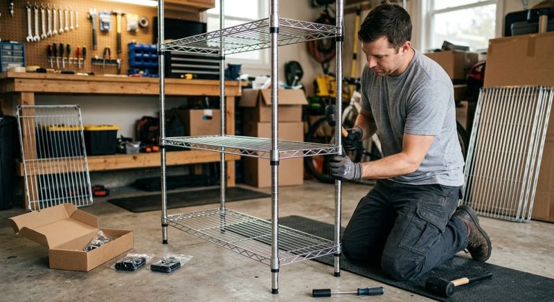 Shoe Rack Assembly in Littleton, CO