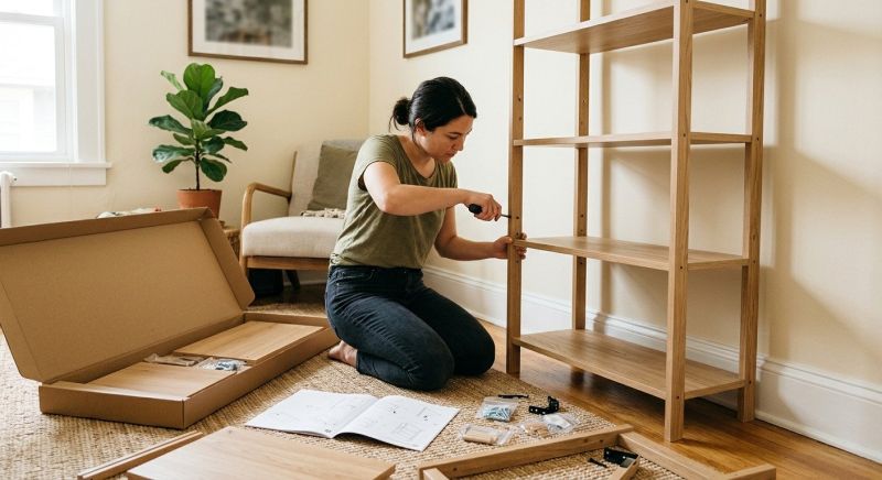 Bookcase Assembly in Overland Park, KS