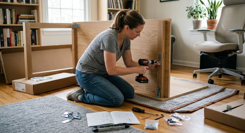 Office Desk Assembly in Overland Park, KS